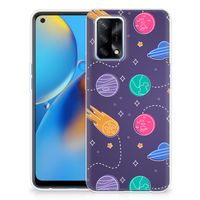 OPPO A74 4G Silicone Back Cover Space - thumbnail