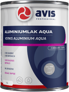 avis aluminiumlak aqua ral 9006 1 ltr