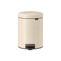 Brabantia NewIcon pedaalemmer 5 liter met kunststof binnenemmer - Soft Beige