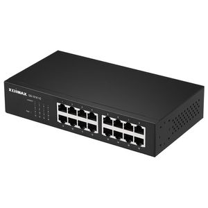 Edimax GS-1016 V2 netwerk-switch Managed Gigabit Ethernet (10/100/1000) Zwart