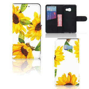 Hoesje voor Samsung Galaxy A3 2017 Zonnebloemen