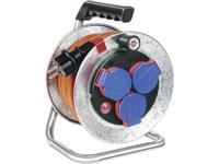 Brennenstuhl 1072900 Kabelhaspel 10.00 m Oranje Randaarde stekker