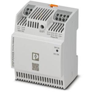 Phoenix Contact STEP3-PS/1AC/24DC/5/PT DIN-rail netvoeding 24 V/DC 5 A 120 W Aantal uitgangen: 1 x Inhoud: 1 stuk(s)