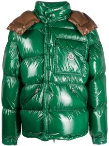 Moncler doudoune à manches détachables - Vert