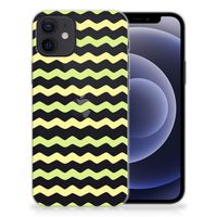 iPhone 12 | 12 Pro (6.1") TPU bumper Waves Yellow - thumbnail