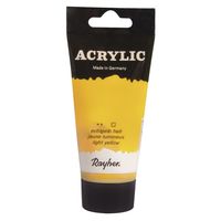 Lichtgele acrylverf/hobbyverf op waterbasis 75 ml   - - thumbnail