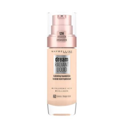 Maybelline Dream Radiant Liquid - 20 Cameo - Foundation Geschikt voor de Droge Huid met Hyaluronzuur - 30 ml