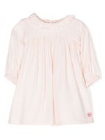 Michael Kors Kids robe à détails volantés - Rose