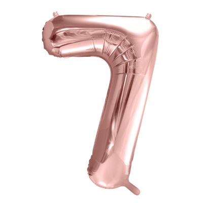XL Folieballon 7 (86cm) Roségoud