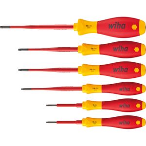 Wiha Schroevendraaierset SoftFinish electric slimFix schroevendraaier 6-delig