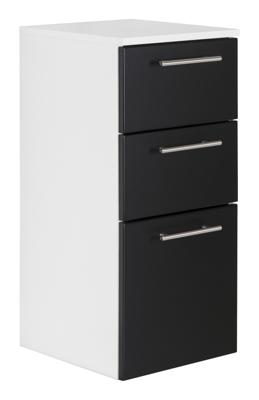 Saniclear Viva badkamerkast 75x35x37cm zwart