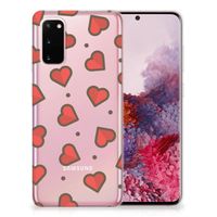 Samsung Galaxy S20 TPU bumper Hearts