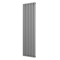 Plieger Designradiator Trento 1086 Watt Middenaansluiting 180x47 cm Pearl Grey