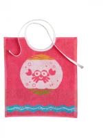 De Witte Lietaer slabbetje Sebastian meisjes 32 x 40 cm katoen