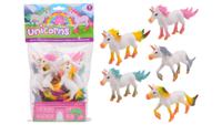 John Toy Unicorns 5 Stuks In Zak 12x8cm - thumbnail