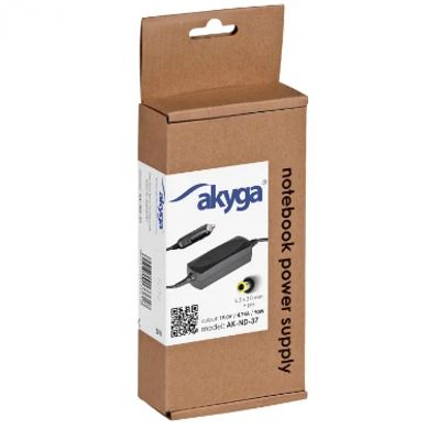 Akyga AK-ND-37 netvoeding & inverter Auto 90 W Zwart