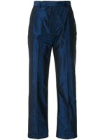 Saint Laurent Pre-Owned straight-leg trousers - Bleu