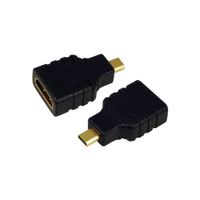 LogiLink AH0010 kabeladapter/verloopstukje HDMI to HDMI micro - thumbnail