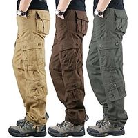 heren cargo broek militaire werkbroek wandelen tactische broek 8 zakken outdoor ripstop sneldrogend meerdere zakken ademend katoen gevechtsbroek broek bodem legergroen zwart blauw kaki Lightinthebox