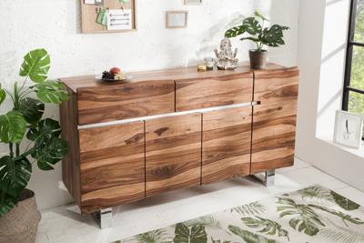Dressoir Mammoet 170cm Massief Sheesham Hout - 38913