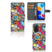 Xiaomi Redmi Note 11/11S Wallet Case met Pasjes Punk Rock - thumbnail