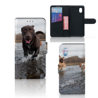 Alcatel 1B (2020) Telefoonhoesje met Pasjes Honden Labrador