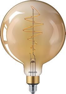 Philips LED filament Globe 6,5-40W E27 G200 Gold Vintage - LED3832