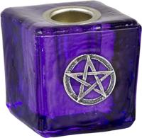 Kaarshouder Mini Kubusvorm Purple - Pentagram