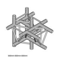 Duratruss DT 33 T51-TUD Truss T-stuk + omlaag + omhoog - thumbnail