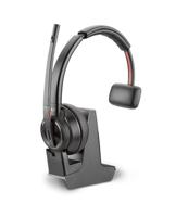 POLY W8210 Headset Draadloos Hoofdband Kantoor/callcenter Bluetooth Zwart