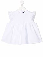 Ralph Lauren Kids blouse à bord volanté - Blanc - thumbnail