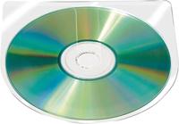 Q-Connect KF27031 CD/DVD-hoezen zelfklevend helder