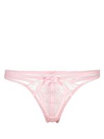 Agent Provocateur string Rozlyn à détail de nœud - Rose