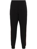 Alexander McQueen pantalon de jogging à bande logo - Noir