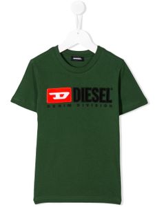 Diesel Kids t-shirt à logo brodé - Vert