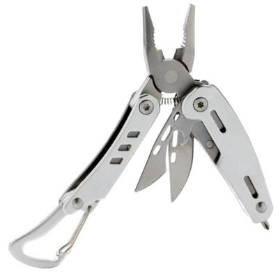 XD Collection multitool met karabijnhaak Solid 8,3 cm RVS grijs XD Collection multitool met karabijnhaak Solid 8,3 cm RVS grijs