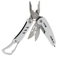 XD Collection multitool met karabijnhaak Solid 8,3 cm RVS grijs