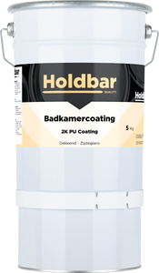 Holdbar Badkamercoating Verkeerswit (RAL 9016) 5 kg