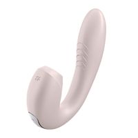 Satisfyer - Insertable Double Air Pulse Vibrator Sunray - Pink - thumbnail