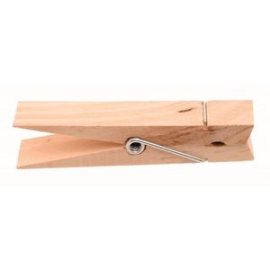 Mega grote knijpers van hout 15 cm   -