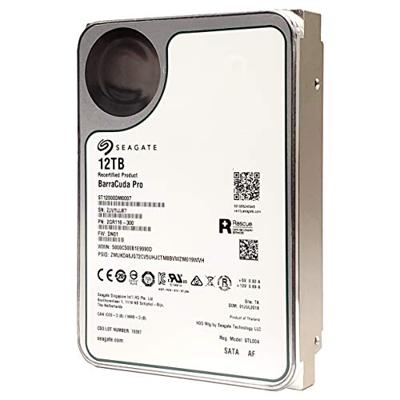 Seagate 12 TB ST12000DM0007 BarraCuda Pro 3.5inch 7200 RPM interne harde schijf (Refurbished)