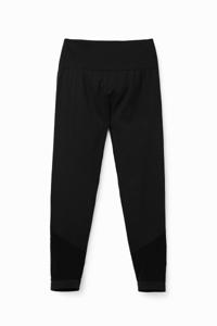 Elastische legging met texturen - BLACK - M