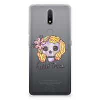 Silicone Back Case Nokia 2.4 Boho Skull