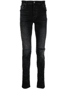 AMIRI jean slim à ornements en cristal - Noir