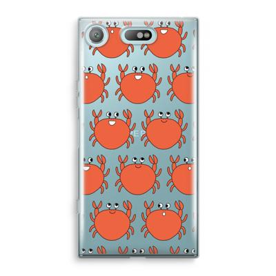 Krab: Sony Xperia XZ1 Compact Transparant Hoesje Krab: Sony Xperia XZ1 Compact Transparant Hoesje