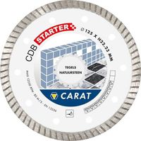 Carat CSMM115300 Diamantzaagblad voor droogzagen - 125x22,23x10mm - Tegels/Natuursteen - CSMM125300