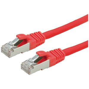 VALUE Patchkabel Cat.6 (Class E) S/FTP (PiMF), LS0H, rood, 10 m