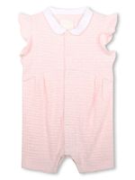 Givenchy Kids grenouillère en coton à logo brodé - Rose