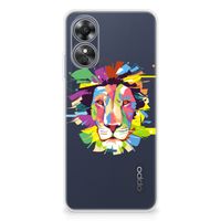 OPPO A17 Telefoonhoesje met Naam Lion Color