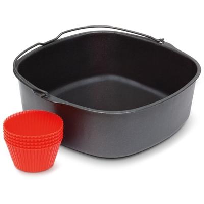 Philips HD9925/01 Accessoireset voor de Airfryer Zwart/Rood Philips HD9925/01 Accessoireset voor de Airfryer Zwart/Rood